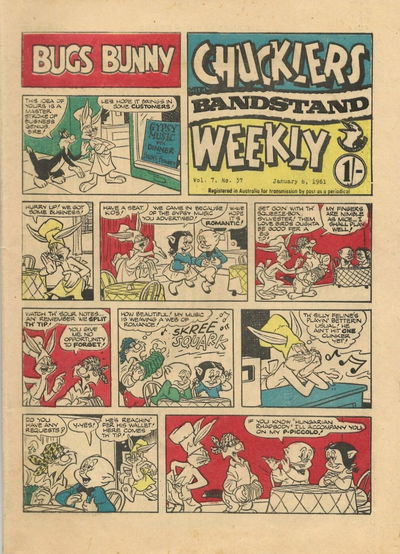 Chucklers Weekly with Bandstand (Chucklers, 1960 series) v7#37