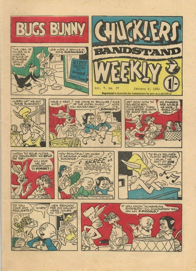 Chucklers Weekly with Bandstand  v7#37 (6 January 1961)