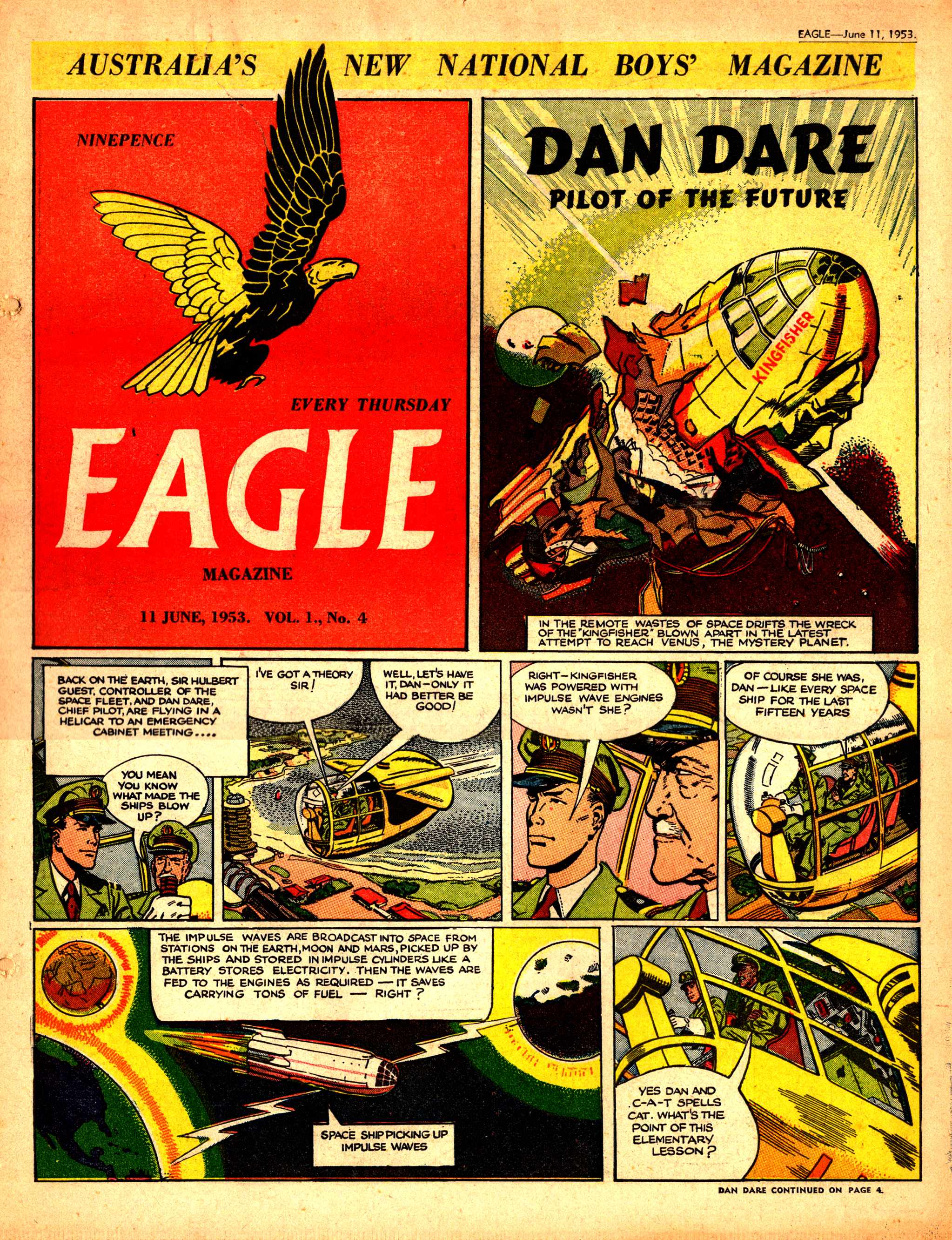 Eagle Magazine (Advertiser, 1953 series) v1#4 (11 June 1953)