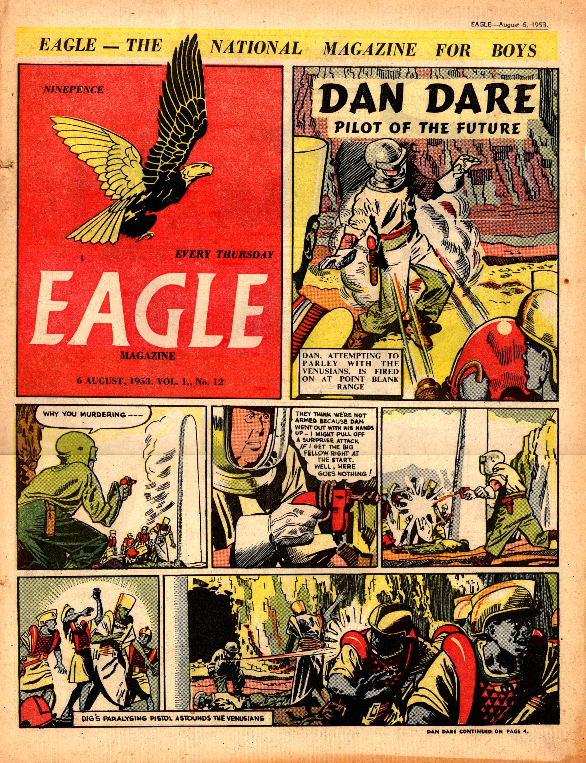 Eagle Magazine (Advertiser, 1953 series) v1#12 (6 August 1953)