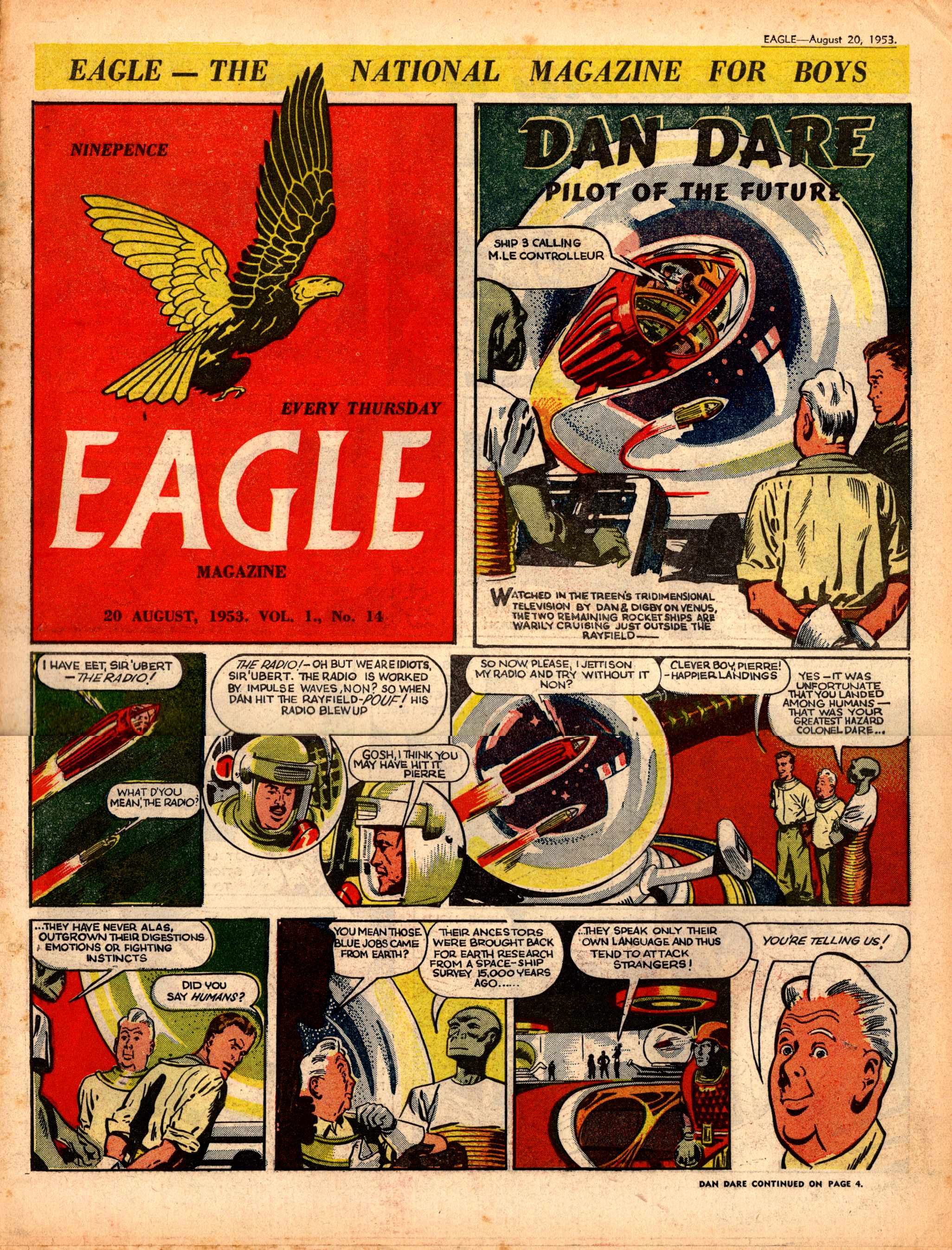 Eagle Magazine (Advertiser, 1953 series) v1#14 ( 20 August 1953)