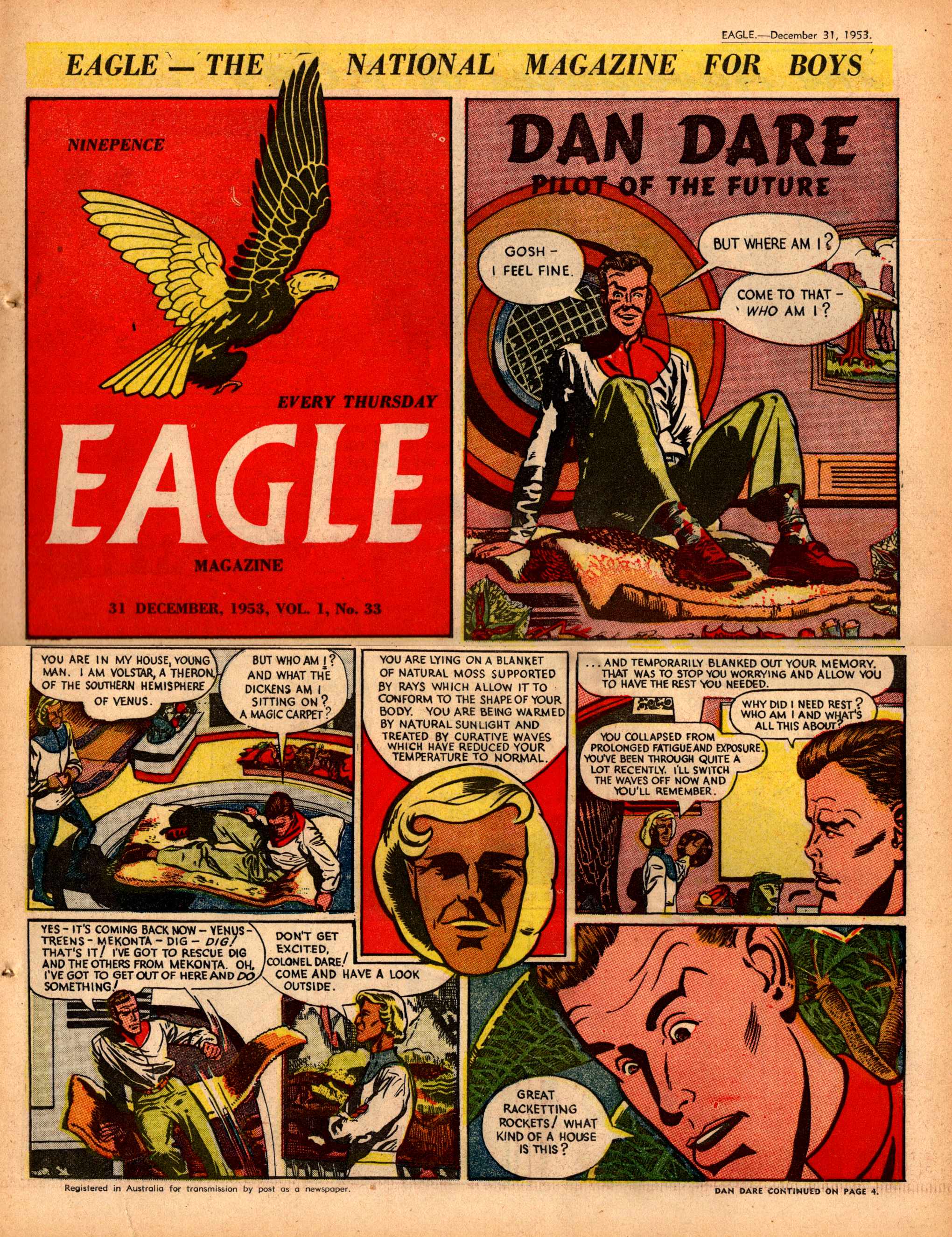 Eagle Magazine (Advertiser, 1953 series) v1#33 (31 December 1953)