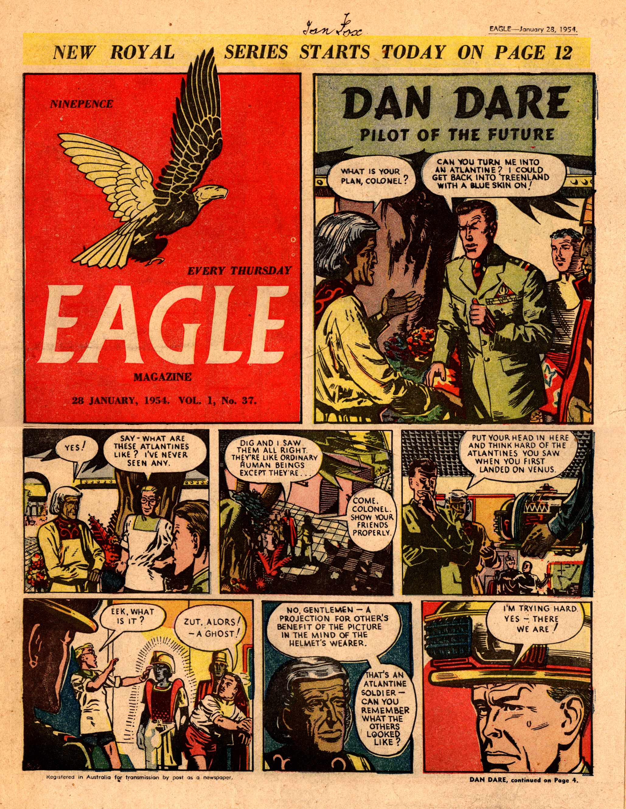 Eagle Magazine (Advertiser, 1953 series) v1#37 (28 January 1954)