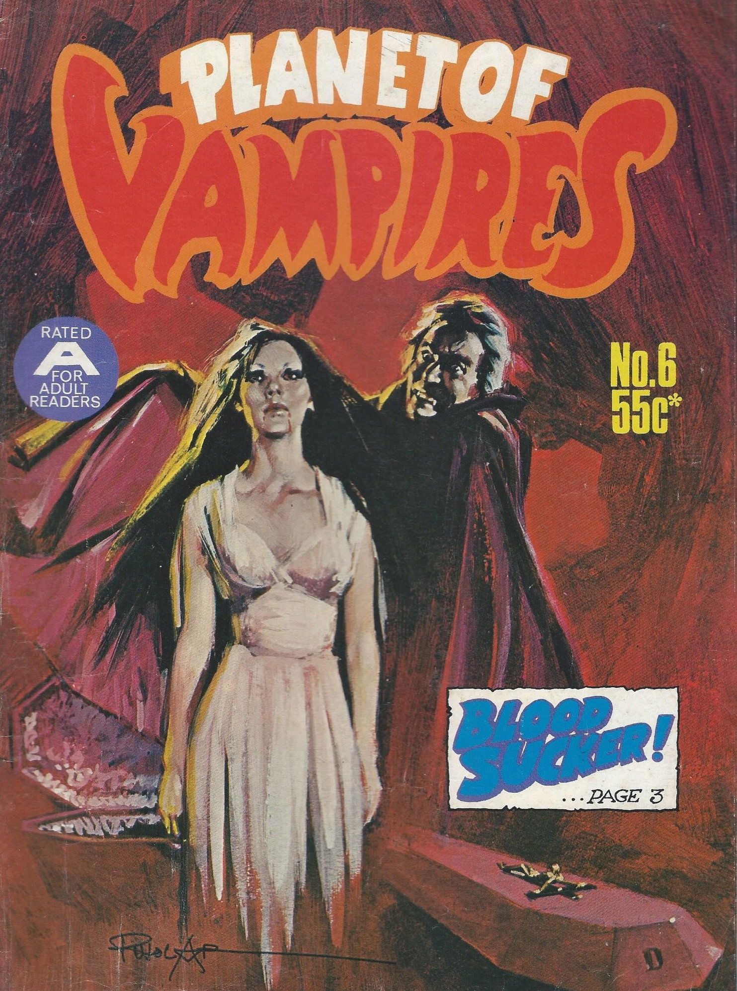 Planet of Vampires (Gredown, 1975 series) v1#6 ([February 1978?])