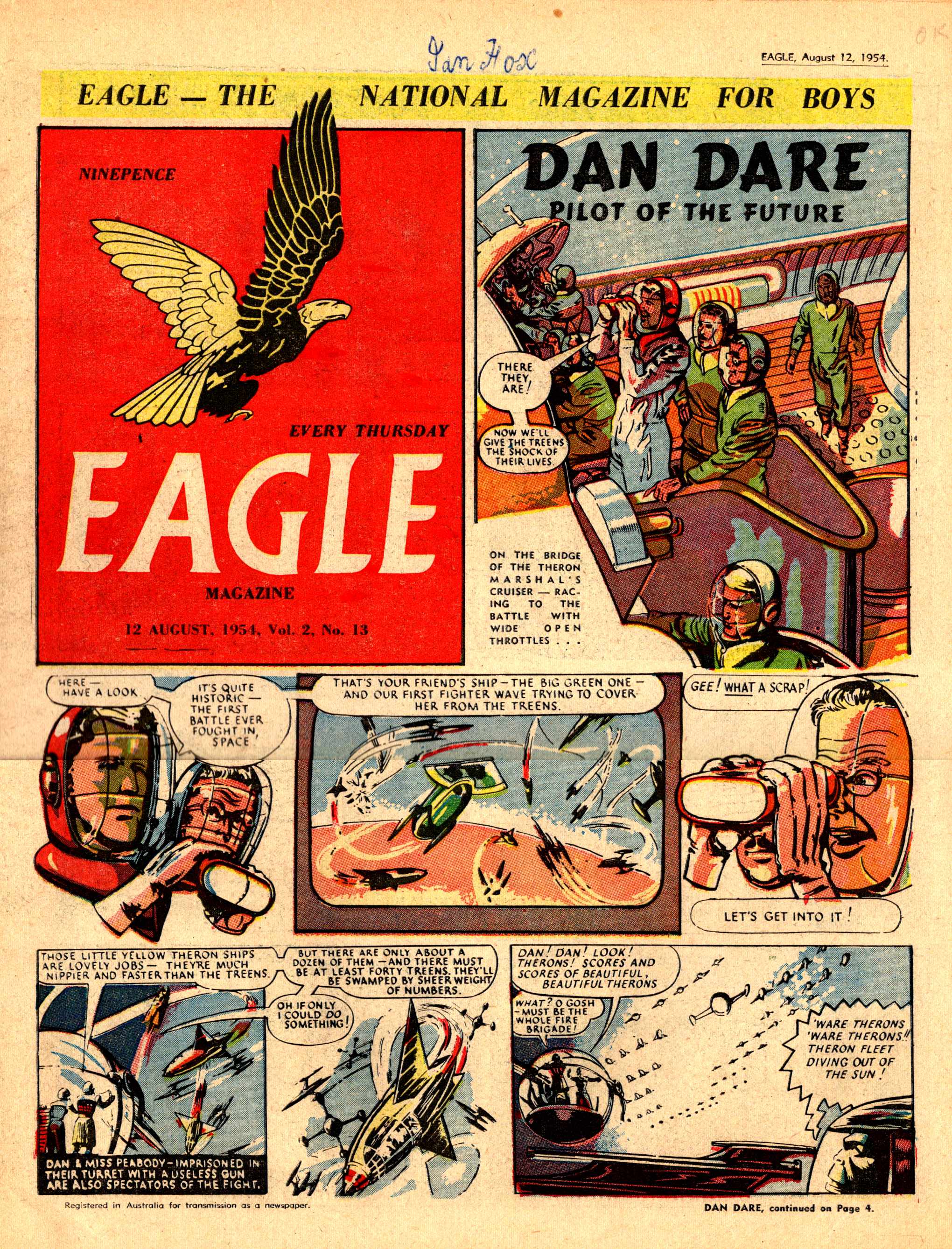 Eagle Magazine (Advertiser, 1953 series) v2#13 (12 August 1954)