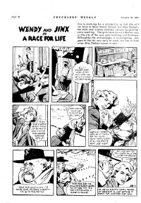 The Australian Chucklers Weekly (Chucklers, 1959 series) v6#40 — A Race for Life (page 1)
