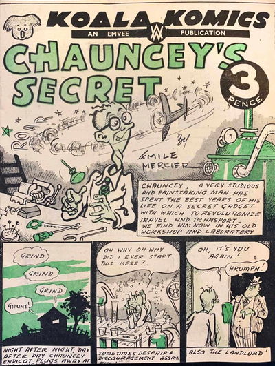 Koala Komics (Emvee, 1947?)  — Chauncey's Secret [1947?]