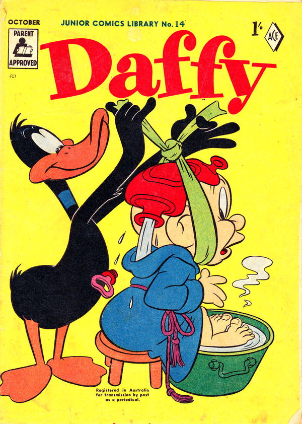 Junior Comics Library (Junior Readers, 1956 series) #14 (October 1957) —Daffy