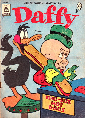 Junior Comics Library (Junior Readers, 1956 series) #20 (April 1958) — Daffy