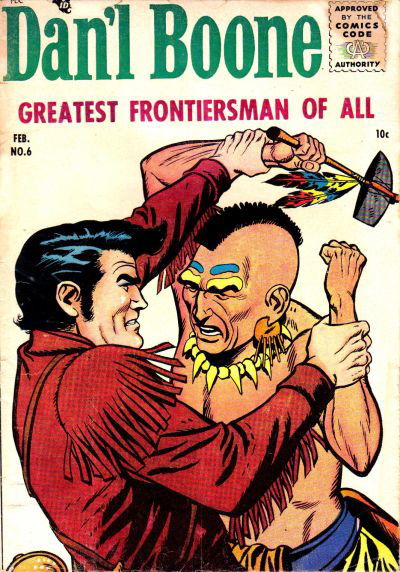 Dan'l Boone (Magazine Enterprises, 1955 series) #6 February 1956