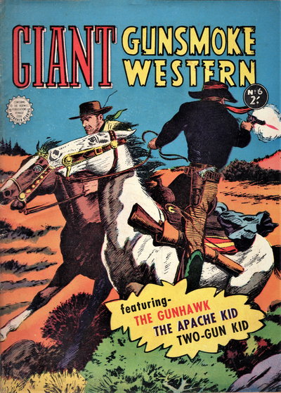 Giant Gunsmoke Western  #6 (April 1959)