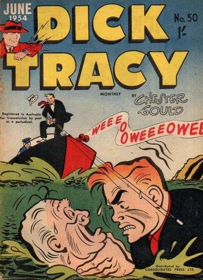 Dick Tracy Monthly (Illustrated, 1952 series) #50 June 1954