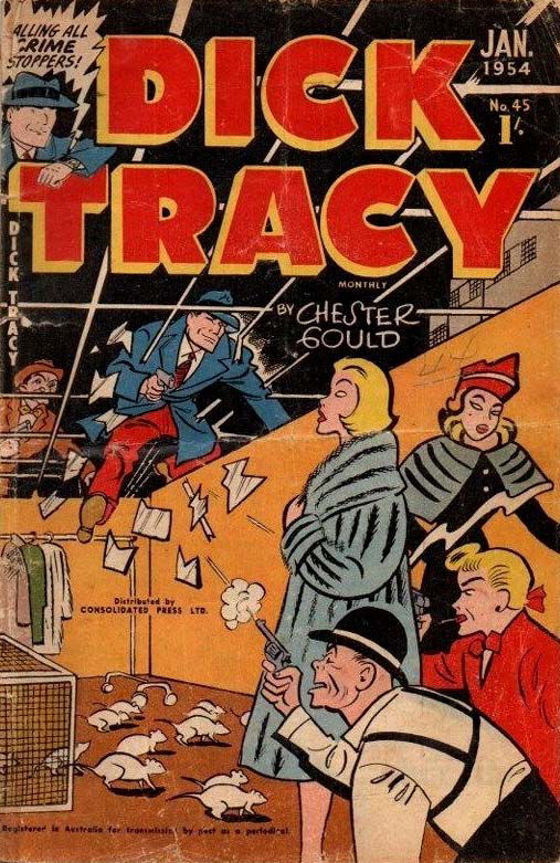 Dick Tracy Monthly (Illustrated, 1952 series) #45 (January 1954)