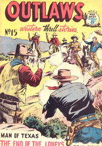 Outlaws Western Thrill Stories (Transport, 1952? series) #15 1952