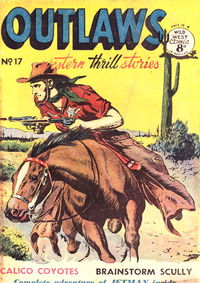 Outlaws Western Thrill Stories (Transport, 1952? series) #17 1953