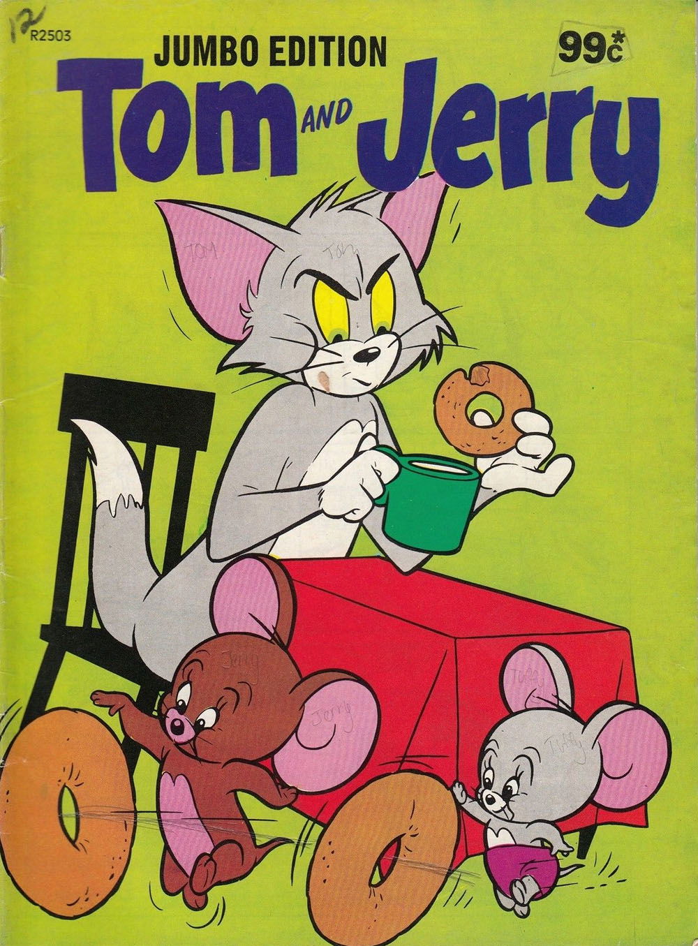 Tom and Jerry Jumbo Edition (Rosnock, 1985?) #R2503 (1985)
