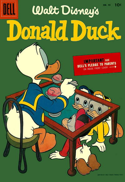 Walt Disney's Donald Duck (Dell, 1952 series) #43 (September 1955)