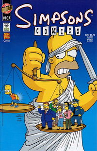 Simpsons Comics (Otter Press, 1998? series) #107 2005