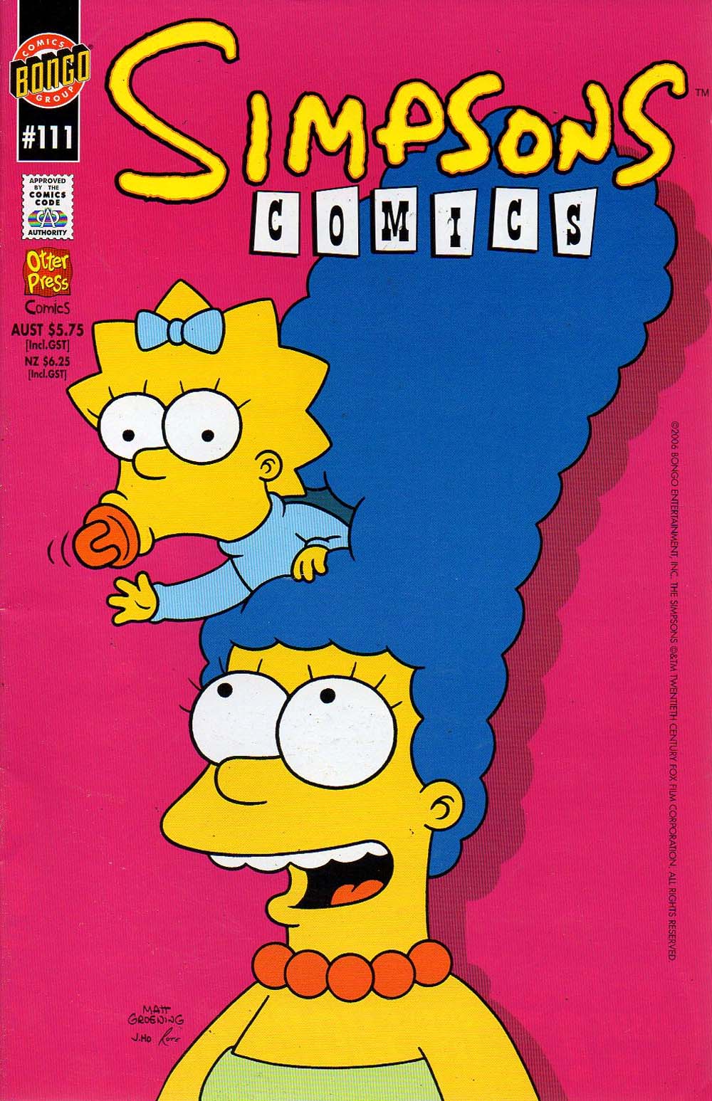 Simpsons Comics (Otter Press, 1998? series) #111 (2006)