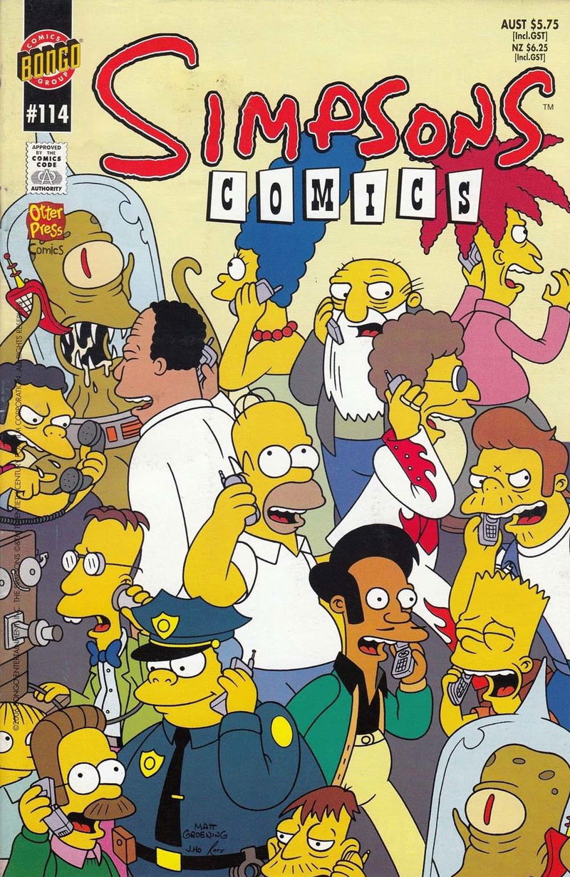 Simpsons Comics (Otter Press, 1998? series) #114 (2006)