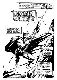 Masked Manhunter (Murray, 1982?)  — A Dagger So Deadly… (page 1)
