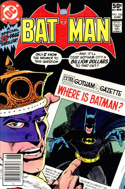 Batman  #336 (June 1981)