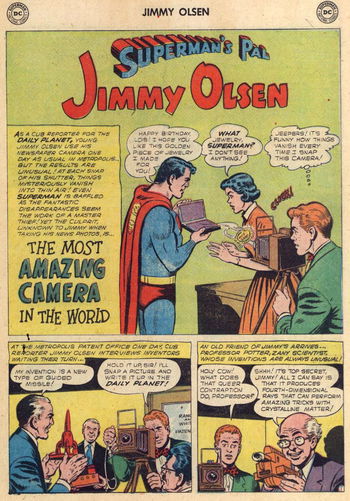 Superman's Pal, Jimmy Olsen (DC, 1954 series) #34 — The Most Amazing Camera in the World (page 1)