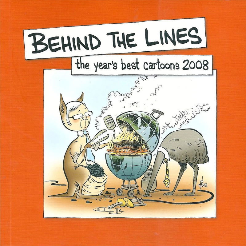Behind the Lines: The Year's Best Cartoons (National Museum, 2004? series)  ([2008?])