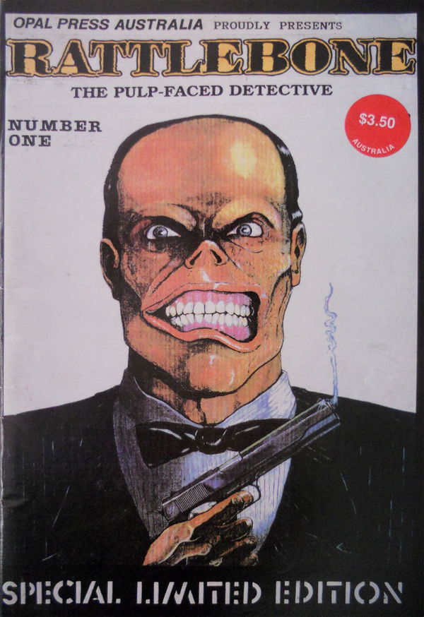 Rattlebone the Pulp-Faced Detective (Opal, 1990? series) #1 ([1990?]) —Rattlebone Special Edition