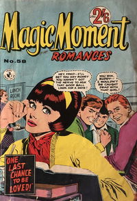 Magic Moment Romances (Colour Comics, 1957 series) #58 [1966?]