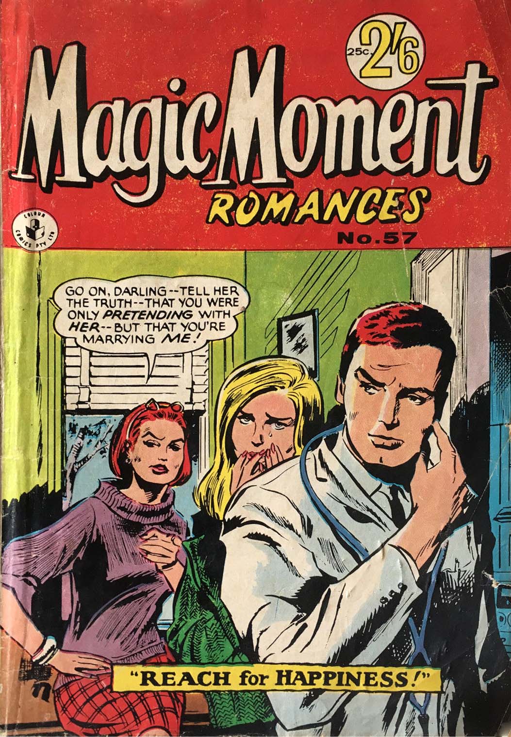 Magic Moment Romances (Colour Comics, 1957 series) #57 ([1966?])