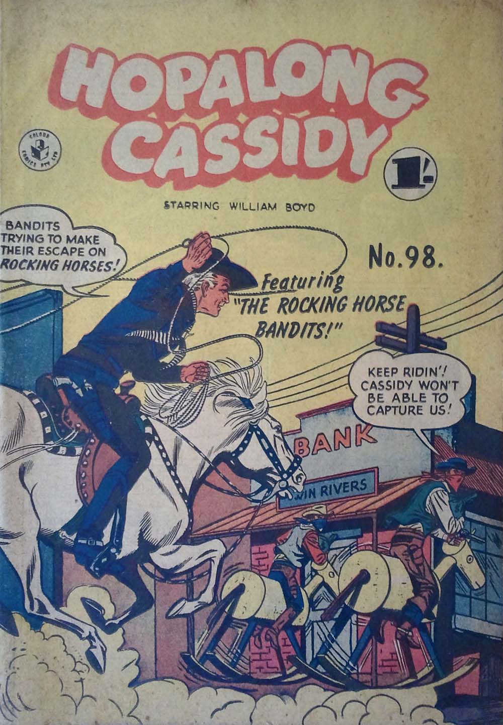 Hopalong Cassidy (Colour Comics, 1954 series) #98 ([July 1957?])