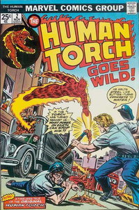 The Human Torch (Marvel, 1974 series)  #2 (November 1974) — The Human Torch Goes Wild!