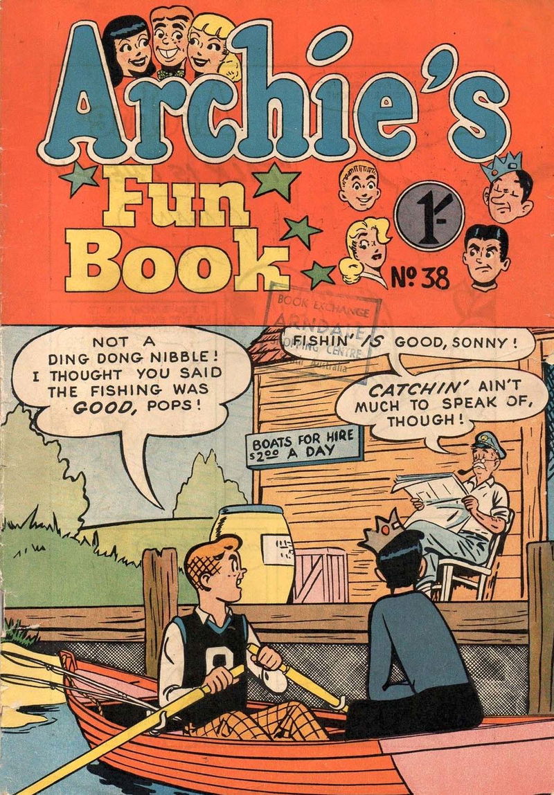 Archie's Fun Book (Archie, 1955 series) #38 ([September 1958?])
