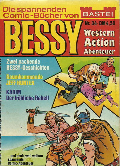 Bessy (Bastei Verlag, 1973 series) #34 ([April 1981?])