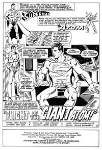 The Atom (Murray, 1982 series) [nn] ([December 1982]) — Plight of the Giant Atom!