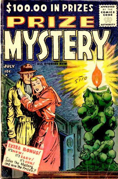 Prize Mystery (Stanley Morse, 1955 series) #2 (July 1955)