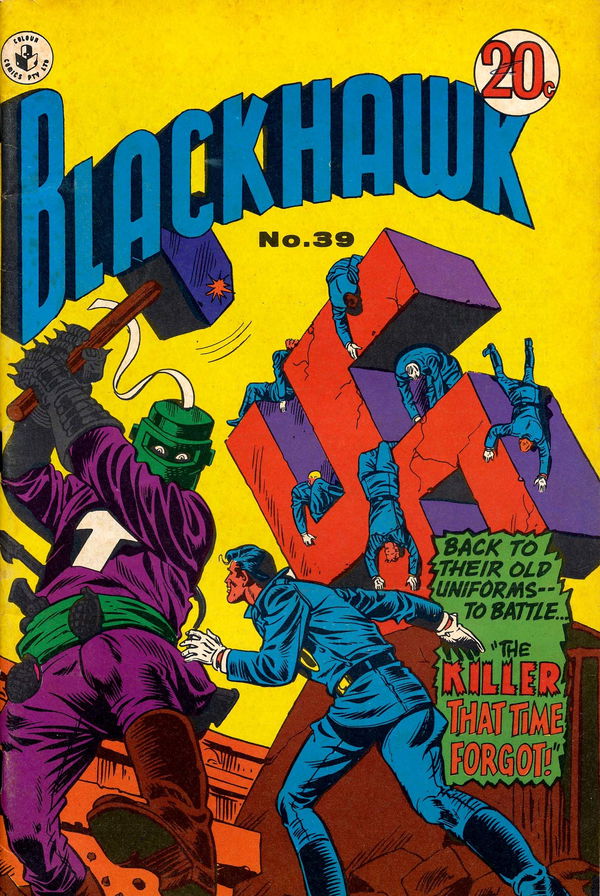 Blackhawk (Colour Comics, 1960 series) #39 ([1969?])