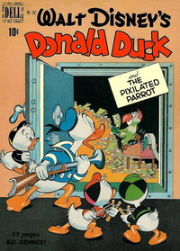 Four Color (Dell, 1942 series)  #282 (July 1950) — Donald Duck and The Pixilated Parrot