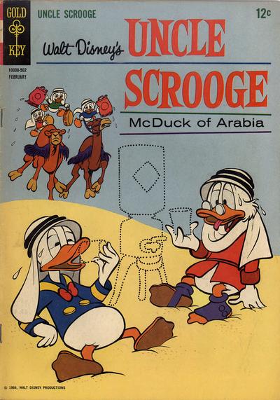 Walt Disney Uncle Scrooge (Western, 1963 series) #55 (February 1965)