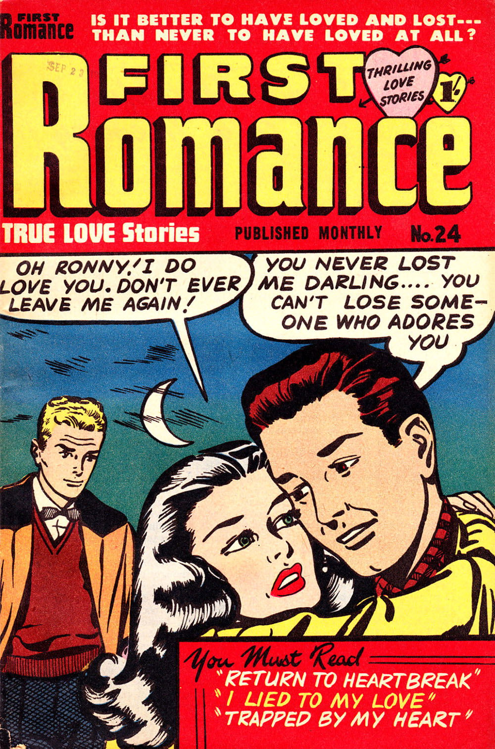 First Romance (Barmor, 1952 series) #24 ([September 1954?])
