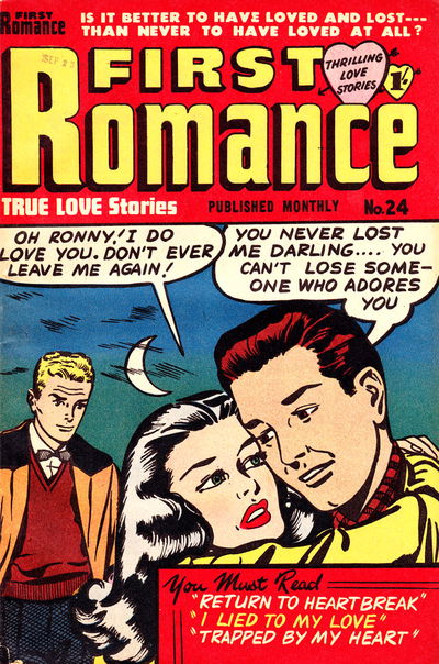 First Romance (Barmor, 1952 series) #24 [September 1954?]