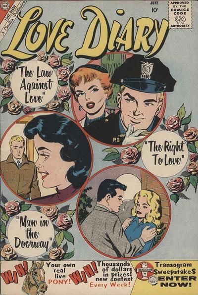 Love Diary (Charlton, 1958 series) #10 June 1960