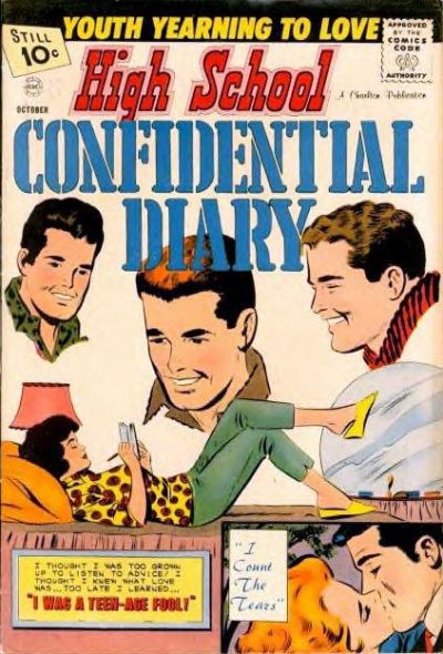 High School Confidential Diary (Charlton, 1960? series) #9 (October 1961)