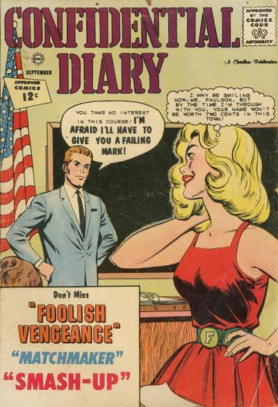 Confidential Diary (Charlton, 1962? series) #14 September 1962