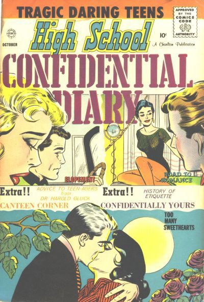 High School Confidential Diary (Charlton, 1960? series) #3 (October 1960)