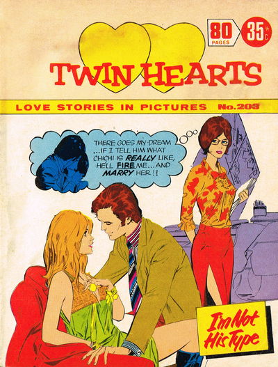 Twin Hearts (KG Murray, 1974 series) #203 [February 1976?]