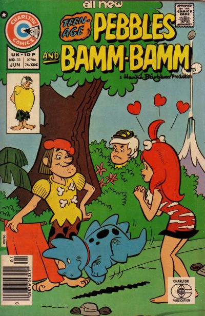 Pebbles And Bamm-Bamm (Charlton, 1972 series) #33 (June 1976)
