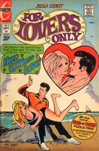 For Lovers Only (Charlton, 1971 series) #73 September 1973