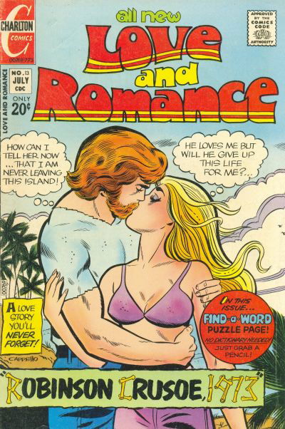 Love and Romance (Charlton, 1971 series) #13 July 1973